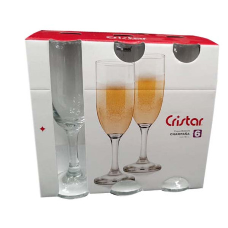 COPA 5436CL6 CRISTAR CHAMPAGNE ARGON CAJAX6