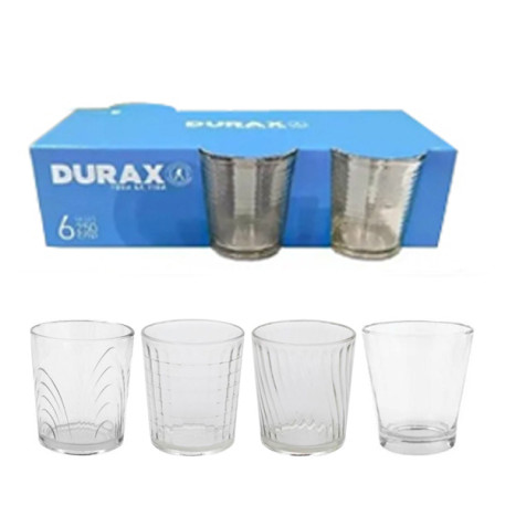 VASO BAJO PACK 6PZ 250CC DURAX