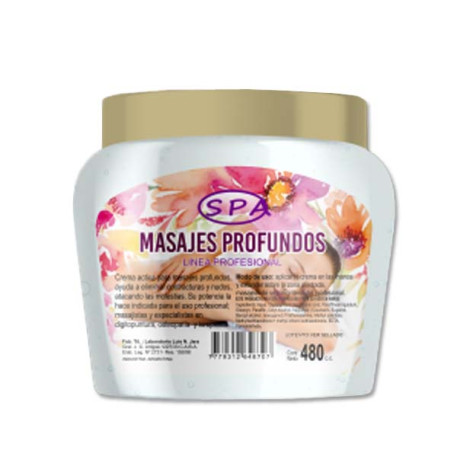 CREMA POTE 480CC MASAJES PROFUNDOS