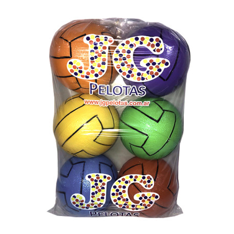 PELOTA N6 PLASTICA GAJO X6U