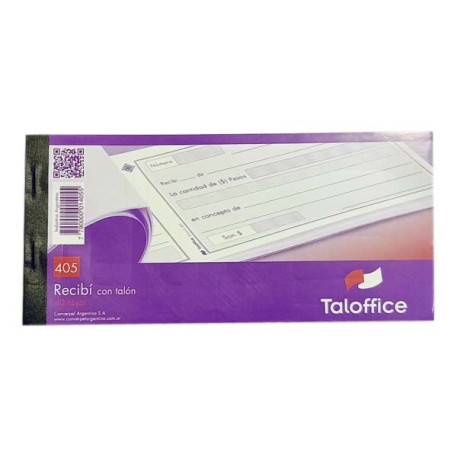 RECIBO MEDIANO X10U TALOFFICE