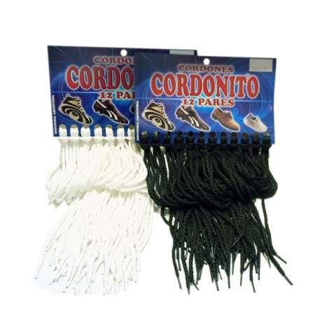 CORDON REDONDO 150CM B/N X12U