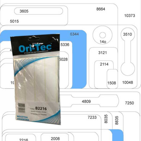 ETIQUETAS OJALILLOS B140