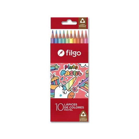 LAPIZ PINTO PAST X10-6PZ  FILGO