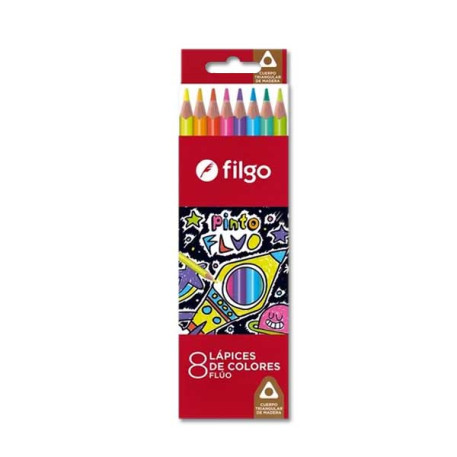 COLORES FLUO X8-6PZ FILGO