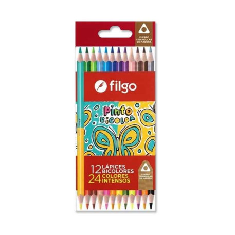 LAPICES BICOLORX12-6PZ FILGO