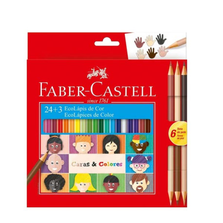 ECOLAPIZ X24 LARGOS X6PZ FABER CASTELL