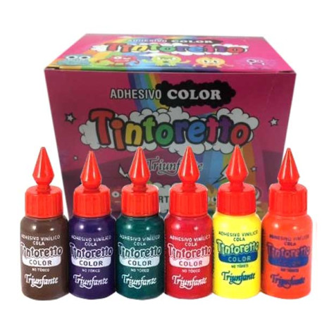 ADHESIVO COLOR 30G X12U TINTORETTO