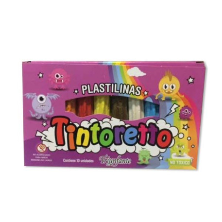 PLASTILINAS X10 X6U