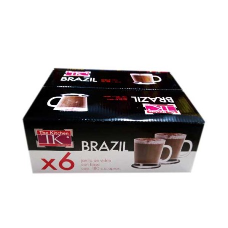 PX6 MUG PJ 52-6 VIDRIO BRAZIL 180ML APROX. SOIFFER