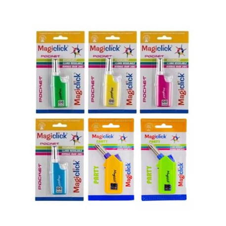 ENCENDEDOR 3980/ 124011 MAGICLICK PARTY/POCKET RECARGABLE, X6PZ 