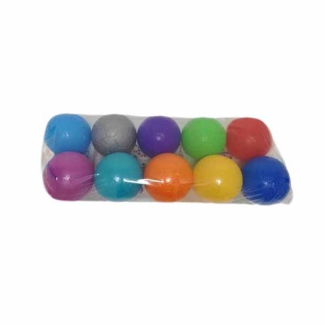 PELOTA CHICA PLASTICA X10PZ