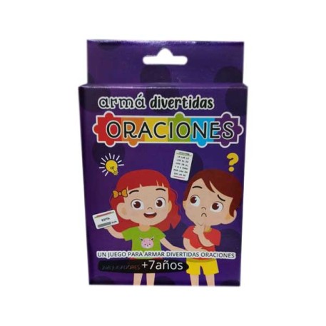 NAIPE INFANTIL X60 CARTAS JUEGO ORACIONES