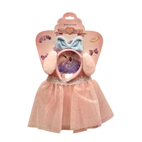 PARNASSA 2747-1 POLLERA C/VINCHA Y ACC X1