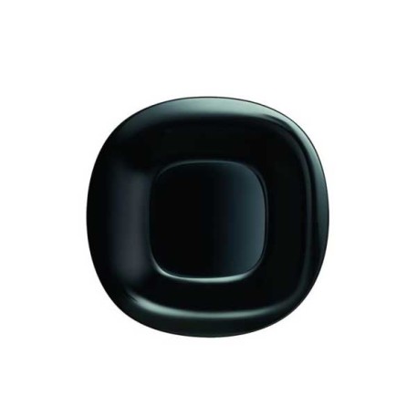 LUMINARC L9816 PLATO POSTRE NEGRO 19CM X6