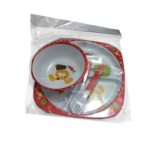  SET BA20211 INFANTIL X4PZ MELAMINA E/BOLSA X1