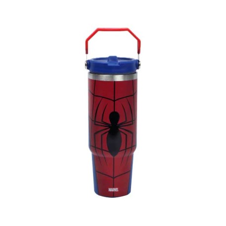 CLANDY DMS7202 VASO TER 900ML SPIDERMAN AC INOX TAPA C/PICO X1