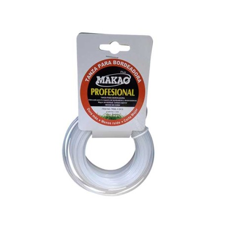 MAKAO TANZA P/BORDEADORA 10MT X2,5MM X1 MAKAO TANZA P/BORDEADORA 10MT X2,5MM X1