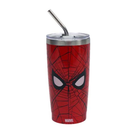 CLANDY DMK7203 VASO TER 600ML SPIDERMAN AC INOX TAPA C/SORBETE X1