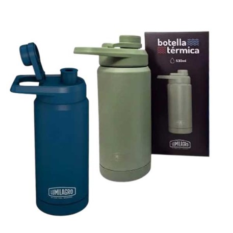 LUMILAGRO ETC180029 BOTELLA TER AC INOX 530ML C/BOTON X1
