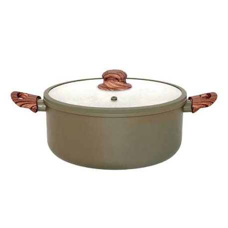 JOVIFEL 6355 CACEROLA 26CM ANT C/TAPA GRAN LIS X1