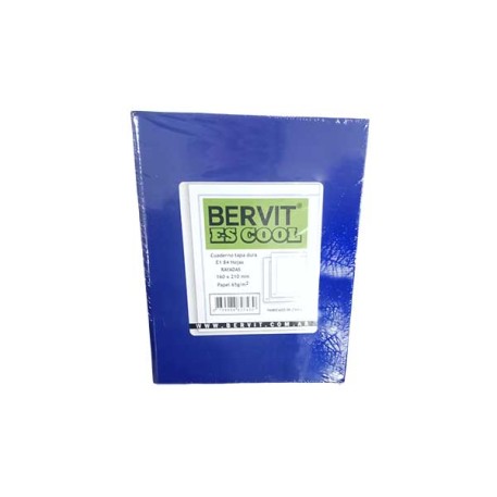 BERVIT CUADERNO T/D X42HOJAS X6