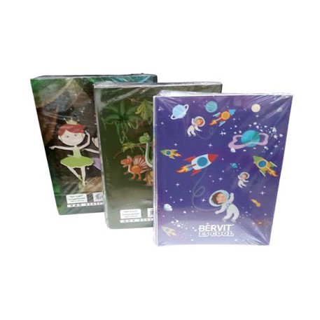 BERVIT CUADERNO T/B X12 HOJAS X20 