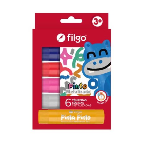 FILGO TÉMPERAS SÓLIDAS METALIZADAS X6 X1