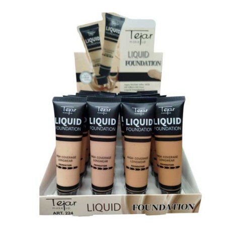 TEJAR 224 MAQUILLAJE FLUIDO 6PZ
