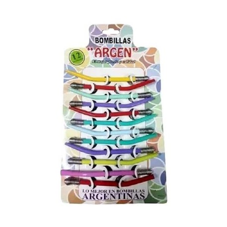 ARGEN BOMBILLA COLOR 12PZ X1