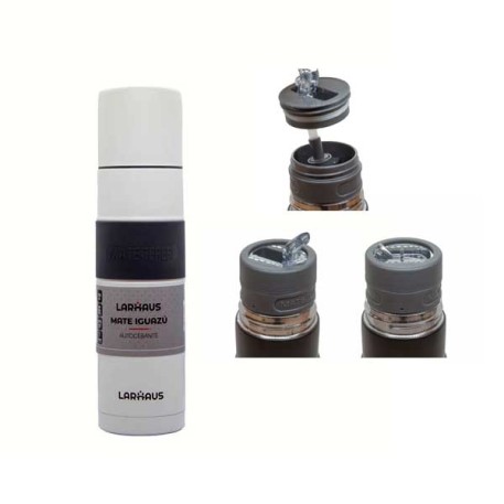 LARHAUS LH1115 IGUAZU. MATE WHITE AC. INOX. 750CC X1