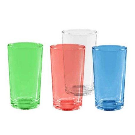 CRISTAR 0635AL48 VASO ALTO SIENA TRAS. COL 300CC X6