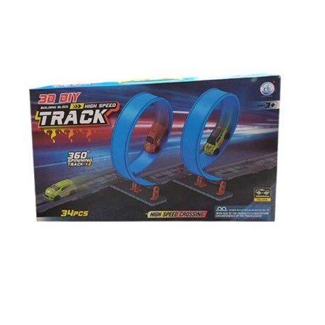 TOYZ NA205077 PISTA DE AUTOS 34PCS