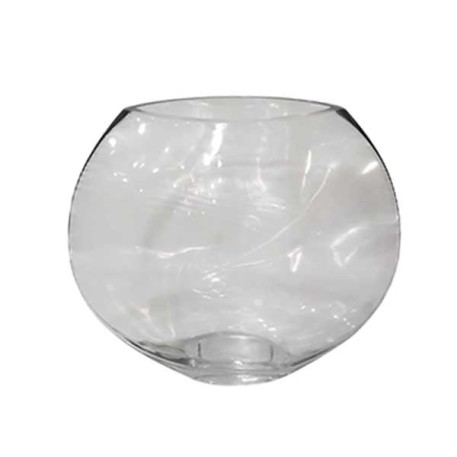 JB JBA1258 FLORERO VIDRIO TRANS 24X22CM X1