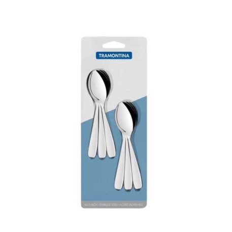 TRAMONTINA  66950071 CUCHARAS TE COSMOS AC INOX X6 E/BLISTER X1
